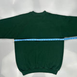 Guess Spellout Sweatshirt - Small Green Cotton