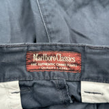 Marlboro Classics Chinos - 30W 32L Navy Cotton