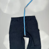 Carhartt Carpenter Trousers - 34W 33L Blue Cotton