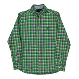 Age 10-12 Ralph Lauren Checked Shirt - Large Green Cotton