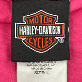 Harley Davidson Graphic T-Shirt - Large Black Cotton Blend