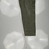 Wrangler Double Knee Cargo Pants - 36W 30L Green Cotton