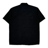 Dickies Short Sleeve Shirt - Large Black Polyester Blend