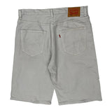 Levis Denim Shorts - 36W 12L Gray Cotton