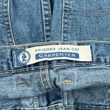 Arizona Jeans Carpenter Shorts - 35W 10L Blue Denim