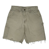 Carhartt Carpenter Shorts - 30W 9L Beige Cotton