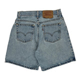 Levis Denim Shorts - 27W UK 8 Light Wash Cotton
