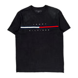 Tommy Hilfiger Spellout T-Shirt - Medium Black Cotton