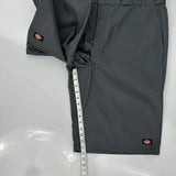 Dickies Chino Shorts - 36W 10L Grey Cotton