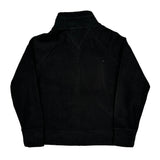 Tommy Hilfiger Spellout Track Jacket - Small Black Polyester