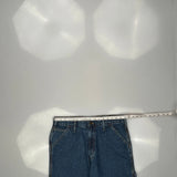 Unbranded Double Knee Carpenter Pants - 34W 31L Blue Cotton