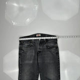 Levis Jeans - 33W 30L Gray Cotton