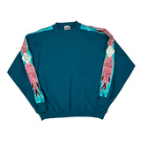Made In USA Tultex Oversized Sweatshirt - XL Blue Cotton