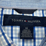 Tommy Hilfiger Checked Shirt - Medium Blue Cotton