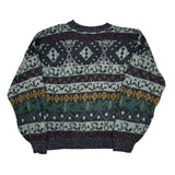Sears Sweater - Large Multicoloured Acrylic Blend