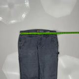Carhartt Carpenter Trousers - 32W UK 12 Grey Cotton