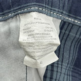 Dickies Checked Shorts - 38W 11L Gray Cotton Blend