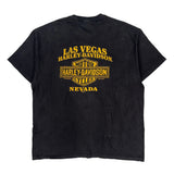 Las Vegas Harley Davidson Graphic T-Shirt - XL Black Cotton