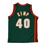 Age 14-16 Seattle Supersonics Mitchell & Ness #40 Kemp Jersey - Large Red Polyester