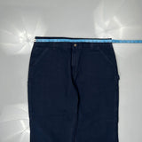 Carhartt Carpenter Pants - 40W 30L Navy Cotton