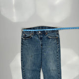 501 Levis Jeans - 33W 31L Blue Cotton