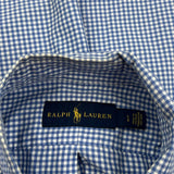 Ralph Lauren Checked Shirt - Large Blue Cotton
