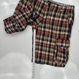 Tommy Hilfiger Checked Cargo Shorts - 36W 10L Multicoloured Cotton
