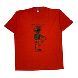 Ra Express Russell Athletic Single Stitch T-Shirt - Large Red Cotton