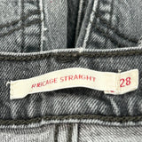 501 Levis Jeans - 26W UK 6 Grey Cotton