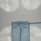 501 Levis Jeans - 27W 29L Light Wash Cotton