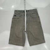 Southpole Denim Shorts - 26W 12L Gray Cotton
