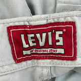 Levis Cargo Shorts - 31W 11L Grey Cotton