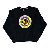 Harris County Russell Athletic College Sweatshirt - Medium Black Cotton Blend