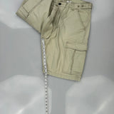 Levis Cargo Shorts - 36W 10L Beige Cotton