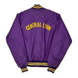 Central Lyon West Wind Varsity Jacket - Small Purple Polyester