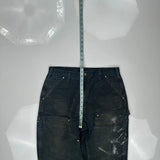 Carhartt Carpenter Trousers - 32W 31L Black Cotton