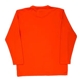 Dickies Long Sleeve T-Shirt - Large Orange Polyester