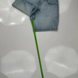 Guess Denim Shorts - 32W UK 12 Light Wash Cotton
