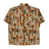 Toes On The Nose Floral Hawaiian Shirt - XL Multicoloured Cotton