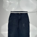 Carhartt Carpenter Pants - 34W 32L Dark Wash Cotton
