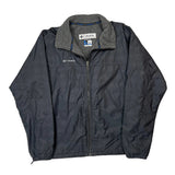 Columbia Windbreaker - Large Gray Polyester