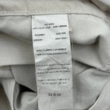 Dickies Double Knee Carpenter Trousers - 31W 32L White Cotton