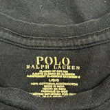 Polo By Ralph Lauren T-Shirt - Large Black Cotton