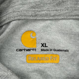 Carhartt 1/4 Zip - XL Grey Cotton