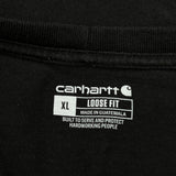 Carhartt Long Sleeve T-Shirt - XL Black Cotton