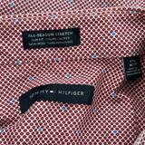 Tommy Hilfiger Slim Fit Shirt - XL Red Cotton