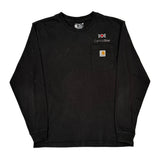 Carhartt Long Sleeve T-Shirt - Medium Black Cotton