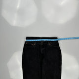 Levis Jeans - 32W US 8 Black Denim