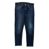 Levis Slim Fit Jeans - 33W 30L Dark Wash Cotton