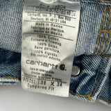 Carhartt Double Knee Carpenter Jeans - 27W 32L Light Wash Cotton
